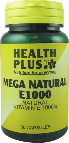 Health Plus Ltd Vitamin E Mega natural E1000 Antioxidant